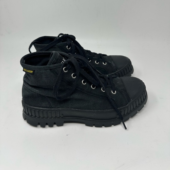 Palladium Pallashock Mid OG Black Unisex M7/W 8.5 - Picture 2 of 16